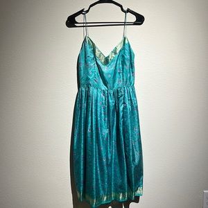 TRACY FEITH, Midi Silk Dress, Size 1
